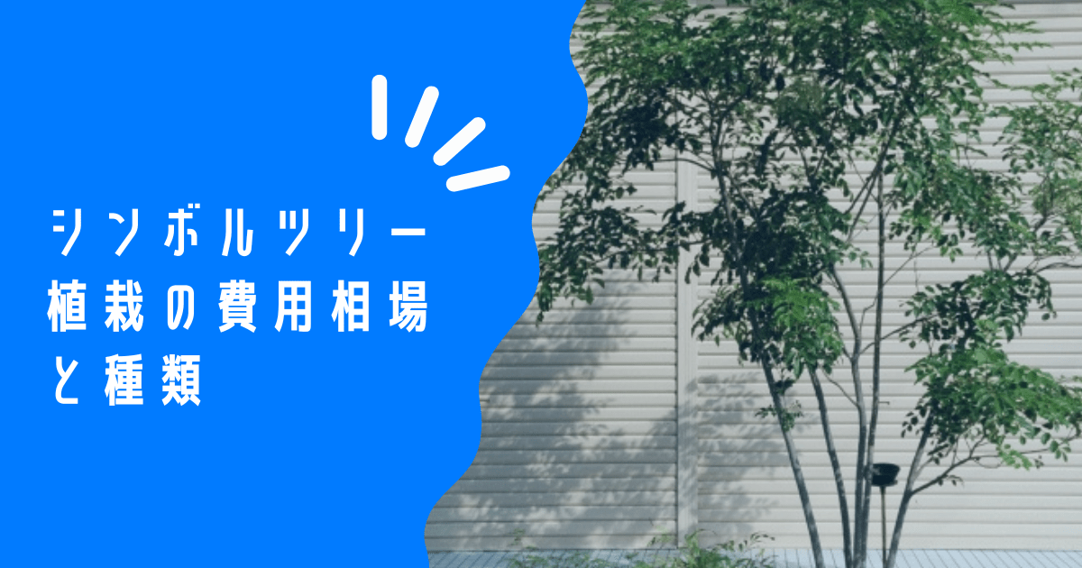 シンボルツリー植栽の費用相場と選び方を徹底解説！あなたの庭に彩りを添える一本を選ぶ